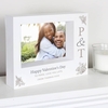 Couples Initials 7x5 Landscape Box Photo Frame