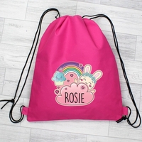 Cute Bunny Pink Swim & Kit Bag