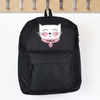 Cute Cat Black Backpack