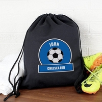 Dark Blue Football Fan Swim & Kit Bag