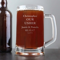 Decorative Swirl Stern Half Pint Tankard
