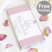 Decorative Wedding Female Milk Chocolate Bar
