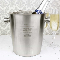 Diamond Stainless Steel Ice Bucket