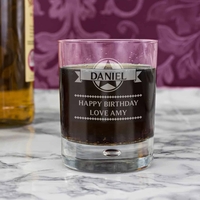 Diamond Tumbler Bubble Glass