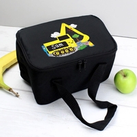 Digger Black Lunch Bag