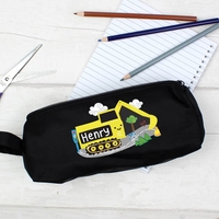 Digger Black Pencil Case