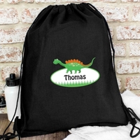 Dinosaur Black Swim & Kit Bag