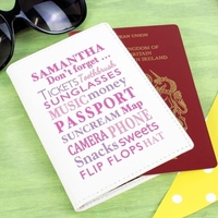 Dont Forget Cream Passport Holder