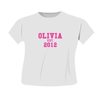 Established PinkText Tshirt 3-4 years