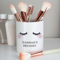 Eyelashes Ceramic Storage Pot