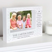 Family 7x5 Landscape Box Photo Frame