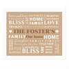Family Typography Poster Frame