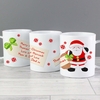 Felt Stitch Santa Plastic Mug