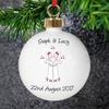 Female Same-Sex Wedding Partnership Bauble