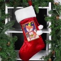 Festive Fox Luxury Stocking