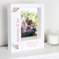 Floral 7x5 Box Photo Frame