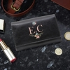 Floral Bouquet Black Purse