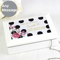 Floral Dot Jewellery Box
