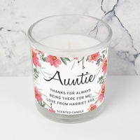 Floral Sentimental Scented Jar Candle