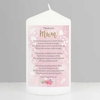 Floral Watercolour Candle