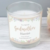 Floral Watercolour Scented Jar Candle