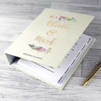 Floral Watercolour Wedding Planner