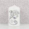 Flower Pattern Candle