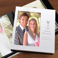 Flute Wedding Anniversary Photo Frame Album 6x4