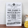 Food & Drink Restaurant Plaque