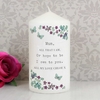 Forget me not Candle