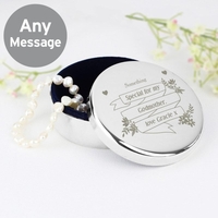 Garden Bloom Round Trinket Box