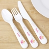 Garden Fairy 3 Piece Plastic Cutlery Set