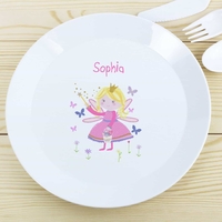 Garden Fairy Plastic Plate
