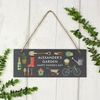 Garden Printed Hanging Slate Plaque