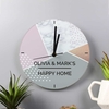 Geometric Glass Clock