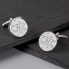 Geometric Round Cufflinks