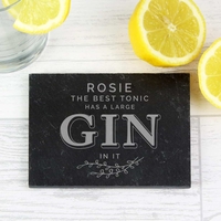 Gin & Tonic Single Slate Coaster
