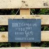 Gin Large Hanging Slate Sign