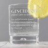 Gincident Tumbler Bubble Glass