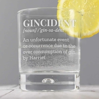 Gincident Tumbler Bubble Glass