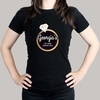 Gold Bling Ring Hen Party T-Shirt - Black Small