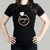 Gold Bling Ring Hen Party T-Shirt - Black XL