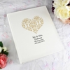 Gold Damask Heart Traditional Album
