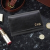 Gold Name Black Purse