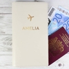 Gold Name Travel Document Holder