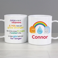 Healthy Eating Plastic Mug