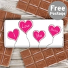 Heart Balloon Milk Chocolate Bar