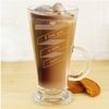 Heart Banner Latte Glass