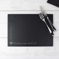 Heart Motif Slate Board