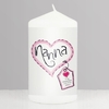 Heart Stitch Nanna Candle